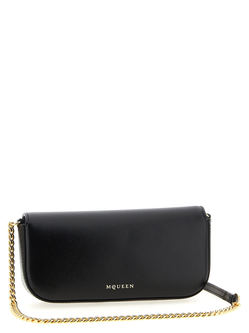 Alexander McQueen | Black Calfskin Crossbody Bag