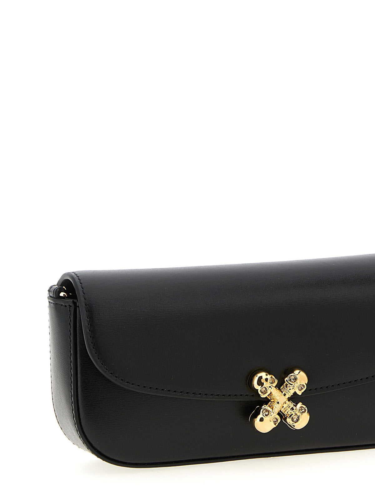 Alexander McQueen | Black Calfskin Crossbody Bag