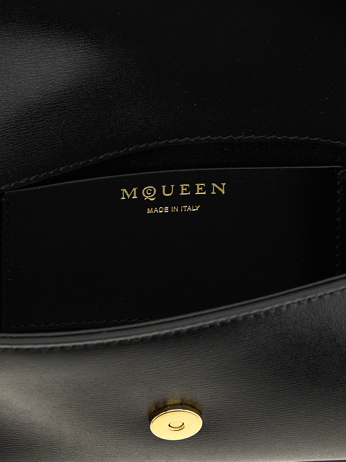 Alexander McQueen | Black Calfskin Crossbody Bag