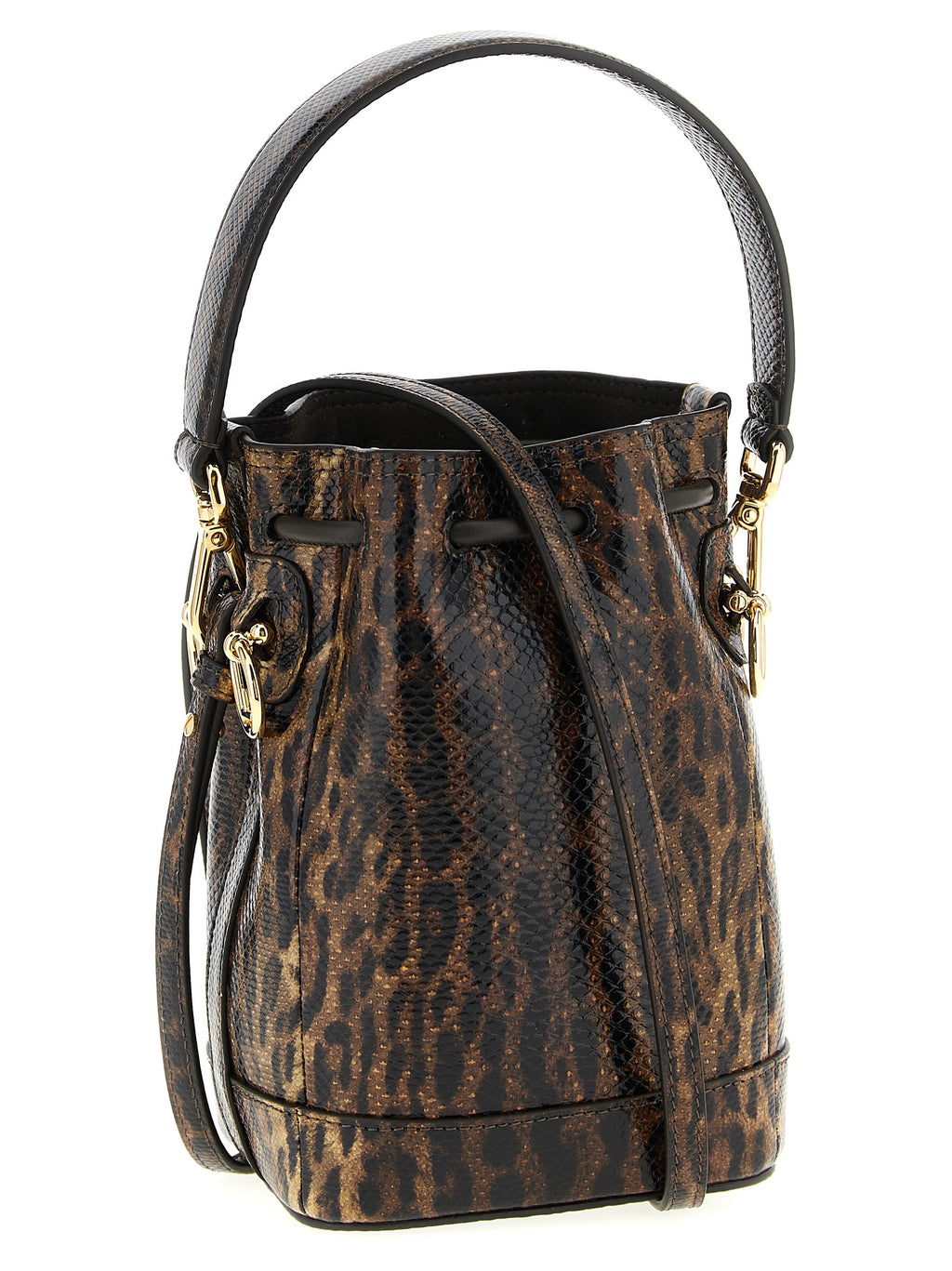 Fendi | Brown Velvet Leather Handbag