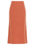 Chloé | Orange Cashmere Mini Skirt