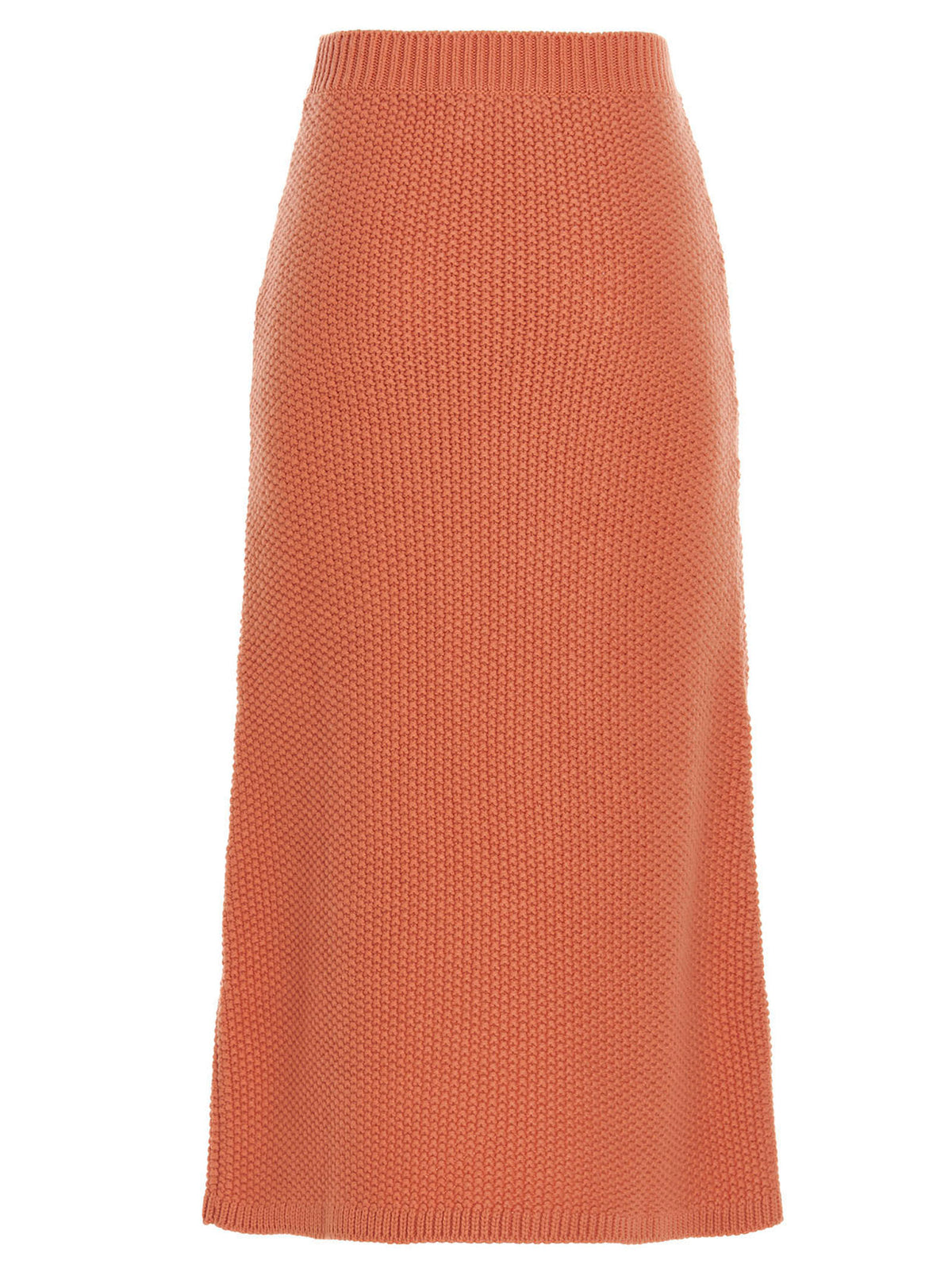 Chloé | Orange Cashmere Mini Skirt