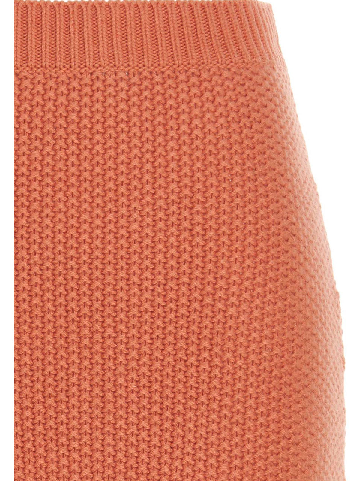 Chloé | Orange Cashmere Mini Skirt