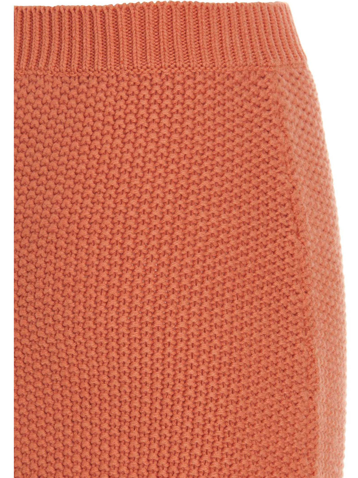 Chloé | Orange Cashmere Mini Skirt