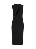 Versace | Black Acetate Midi Dress