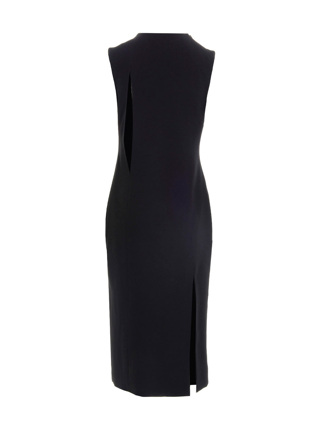 Versace | Black Acetate Midi Dress