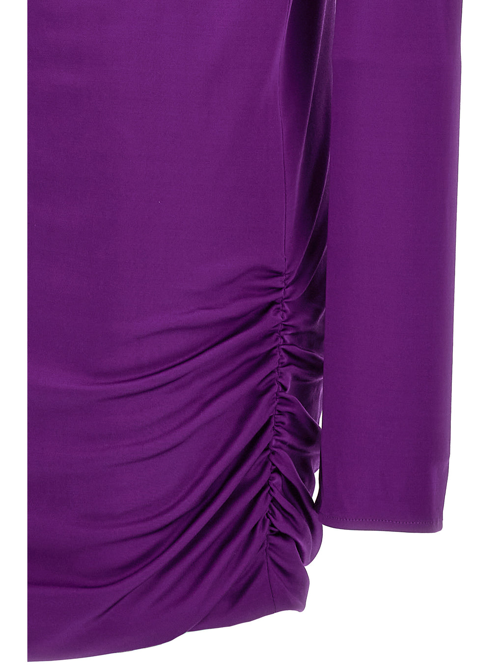 Versace | Purple Viscose Short Dress