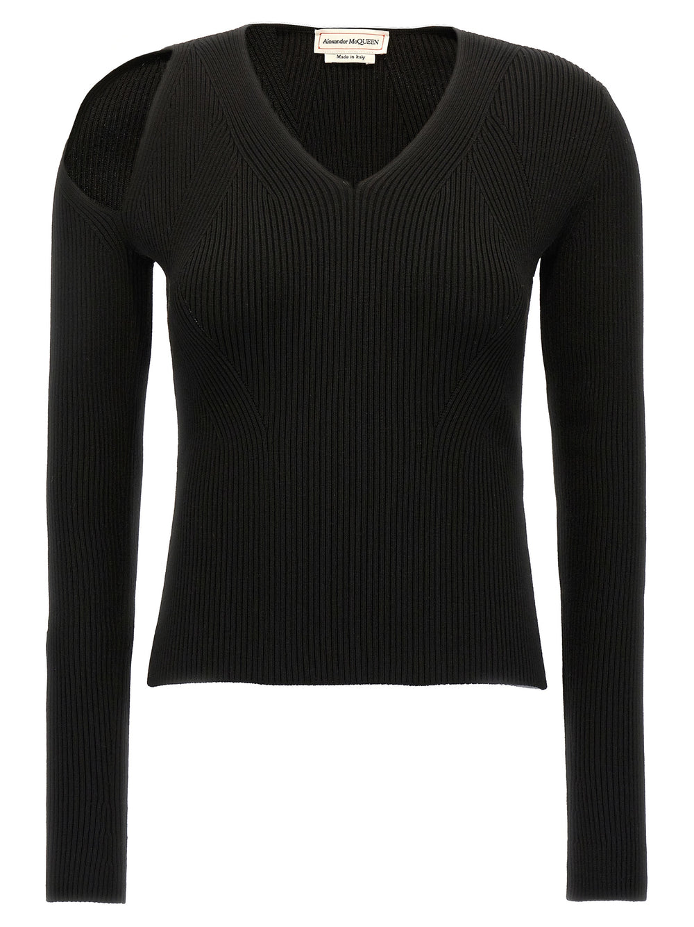 Alexander McQueen | Black Wool Cardigan