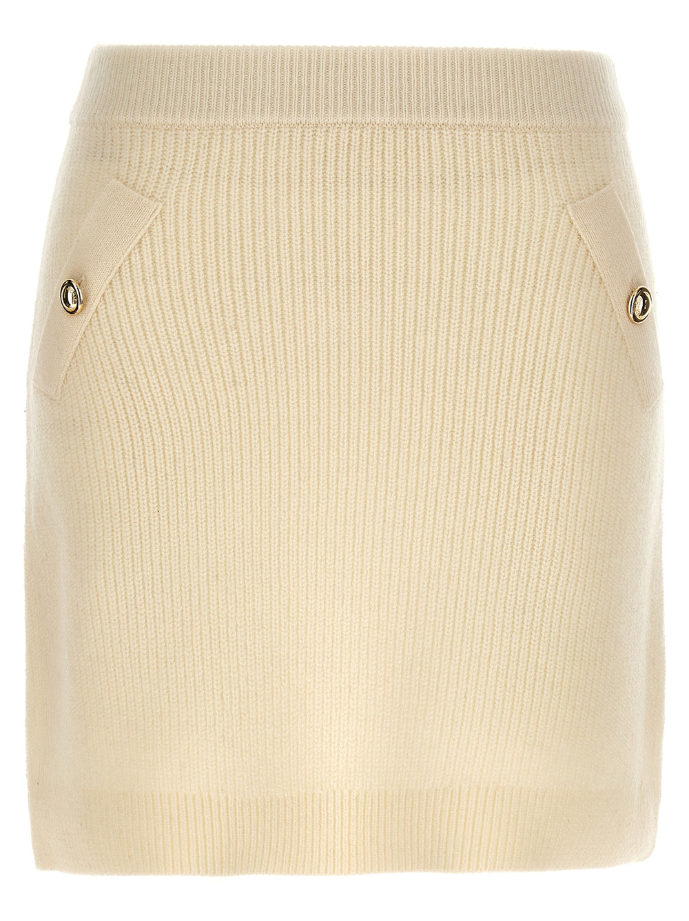 Michael Kors | White Wool Long Skirt