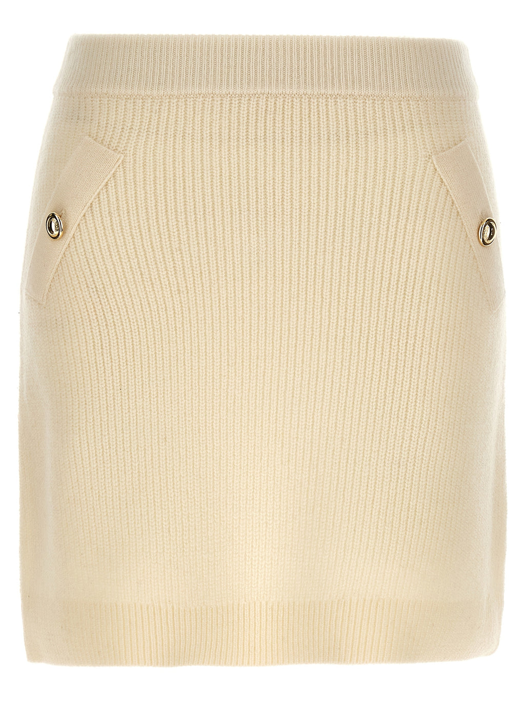 Michael Kors | White Wool Long Skirt