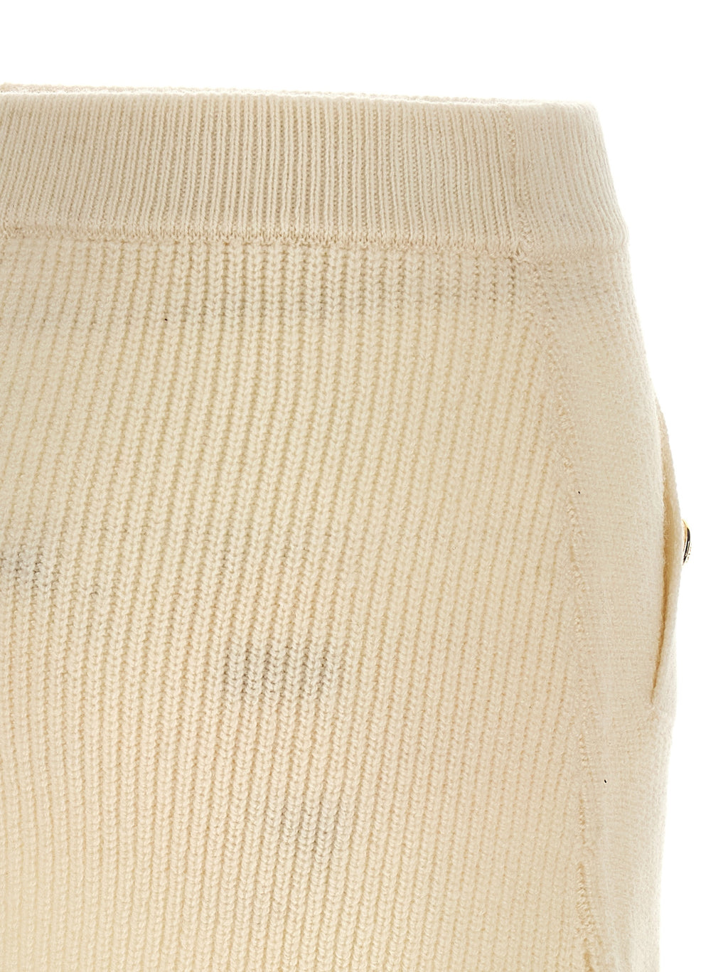 Michael Kors | White Wool Long Skirt