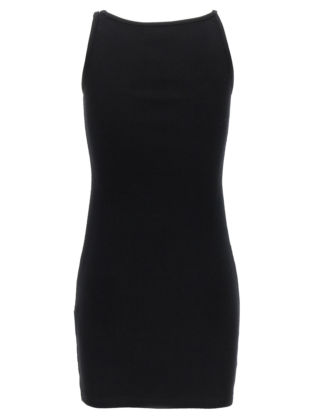 Off-White | Black Cotton Short Dress