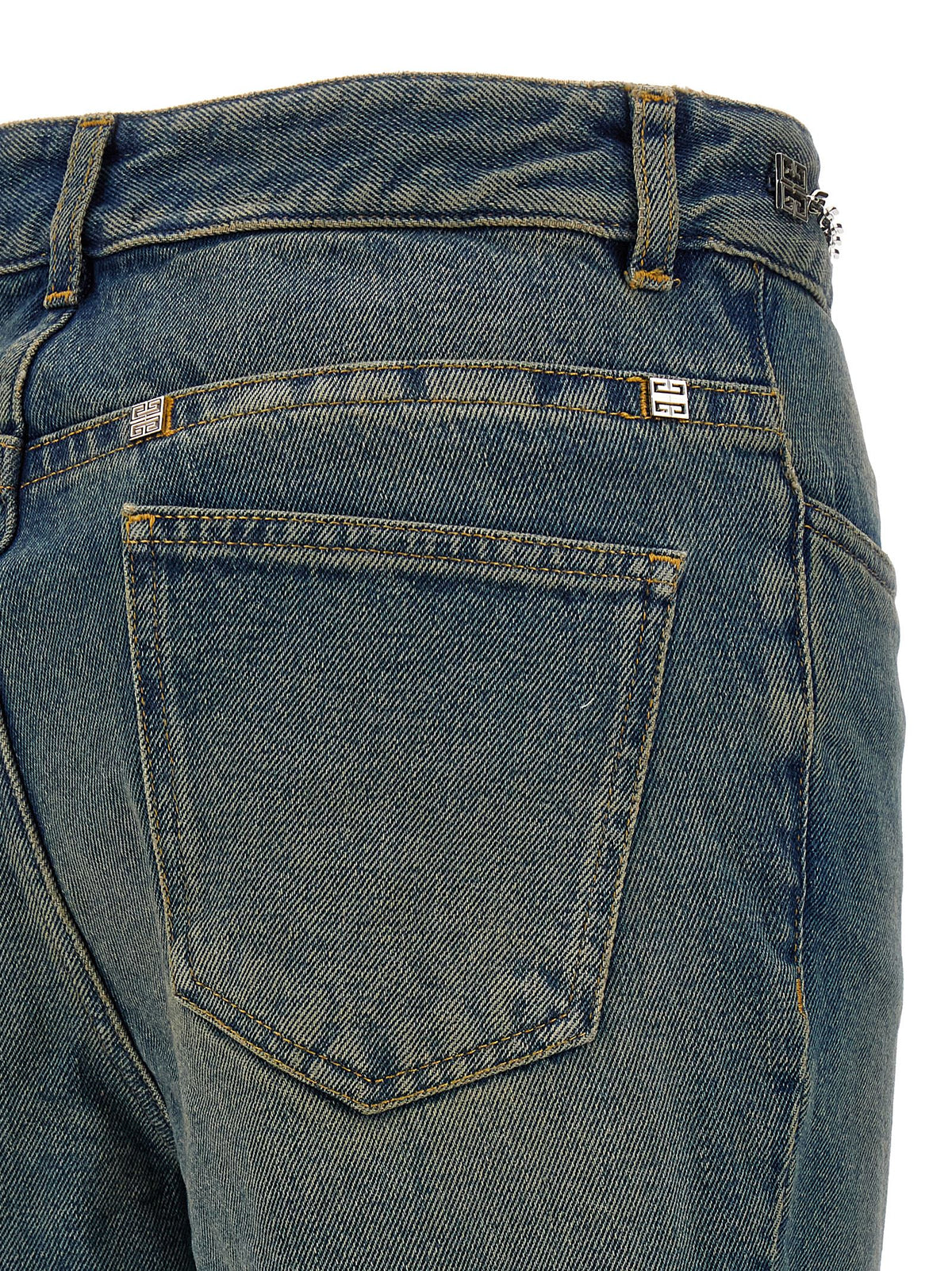 Givenchy | Blue Cotton Bootcut Jeans