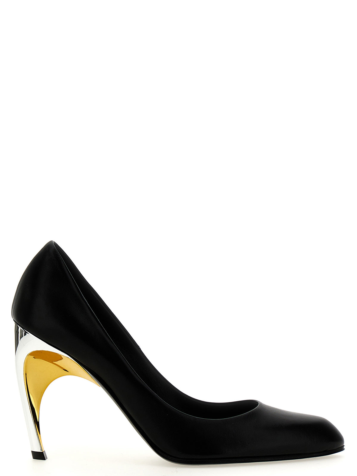 Alexander McQueen | Black Lambskin High Heel Pumps