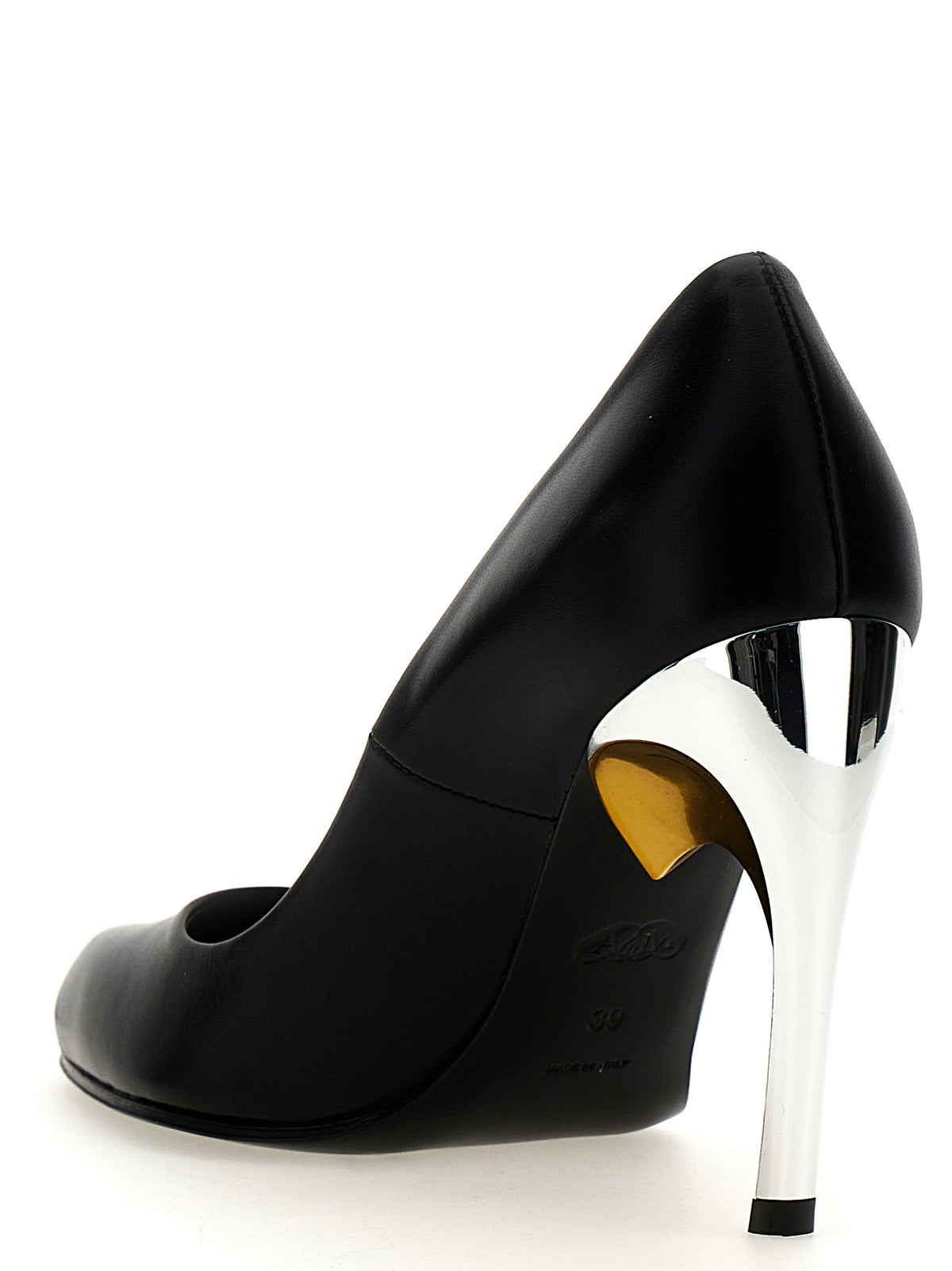 Alexander McQueen | Black Lambskin High Heel Pumps
