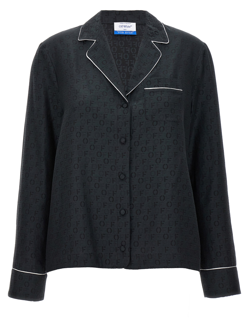 Off-White | Black Silk Blouse