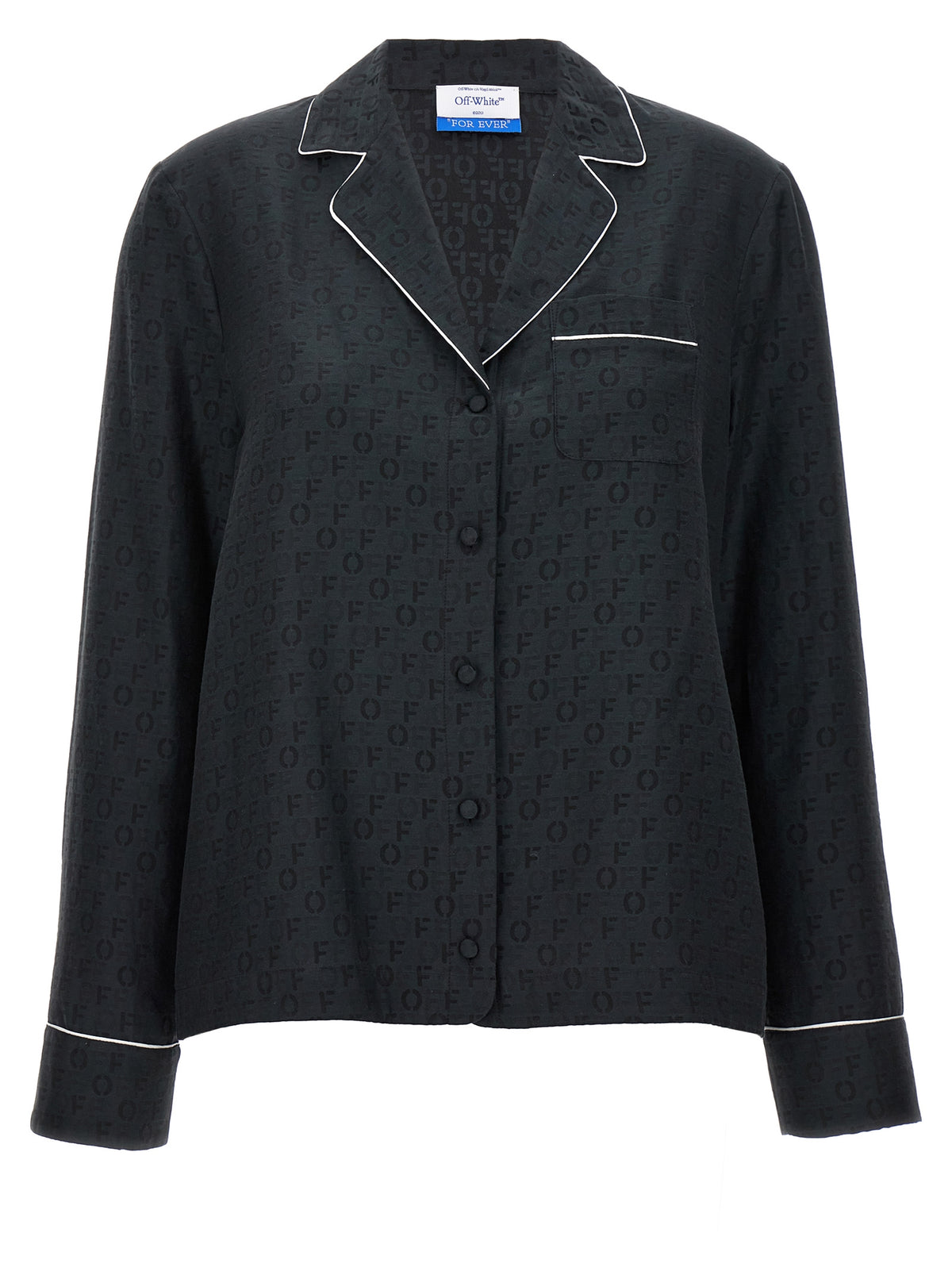 Off-White | Black Silk Blouse