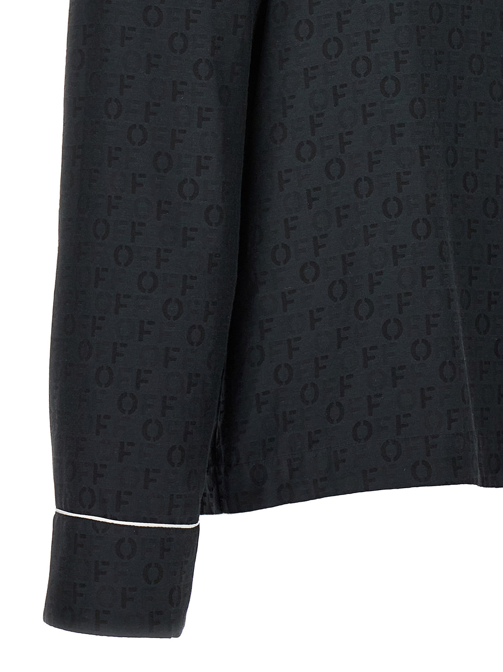 Off-White | Black Silk Blouse