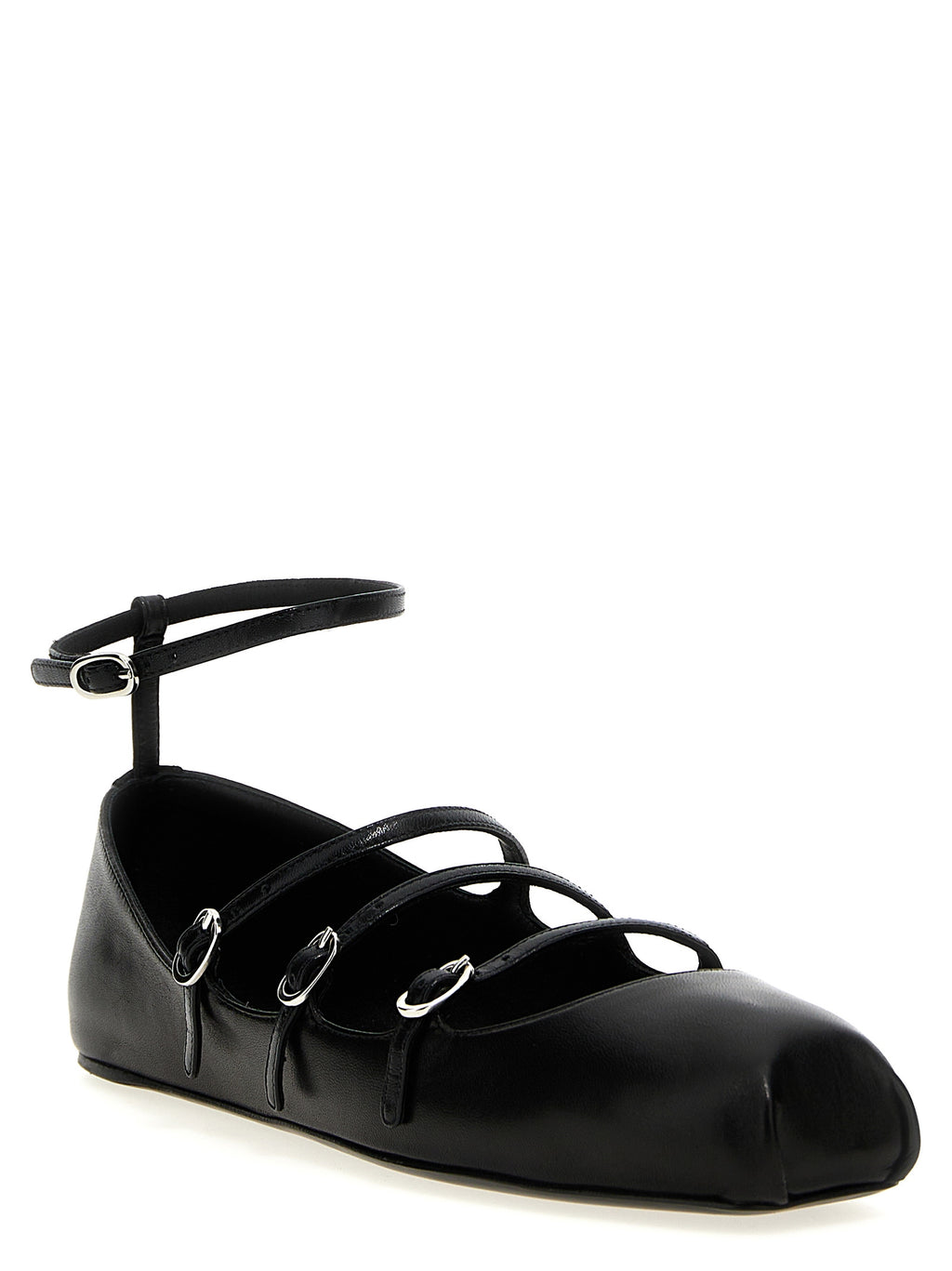 Alexander McQueen | Black Calfskin Ballet Flats