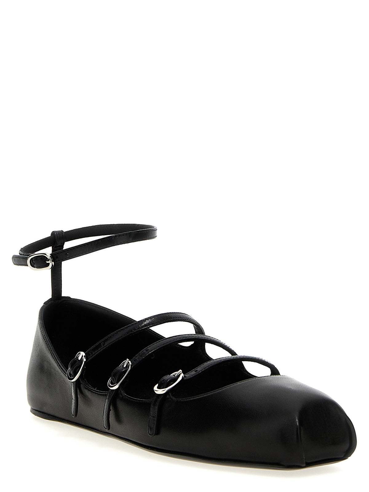Alexander McQueen | Black Calfskin Ballet Flats