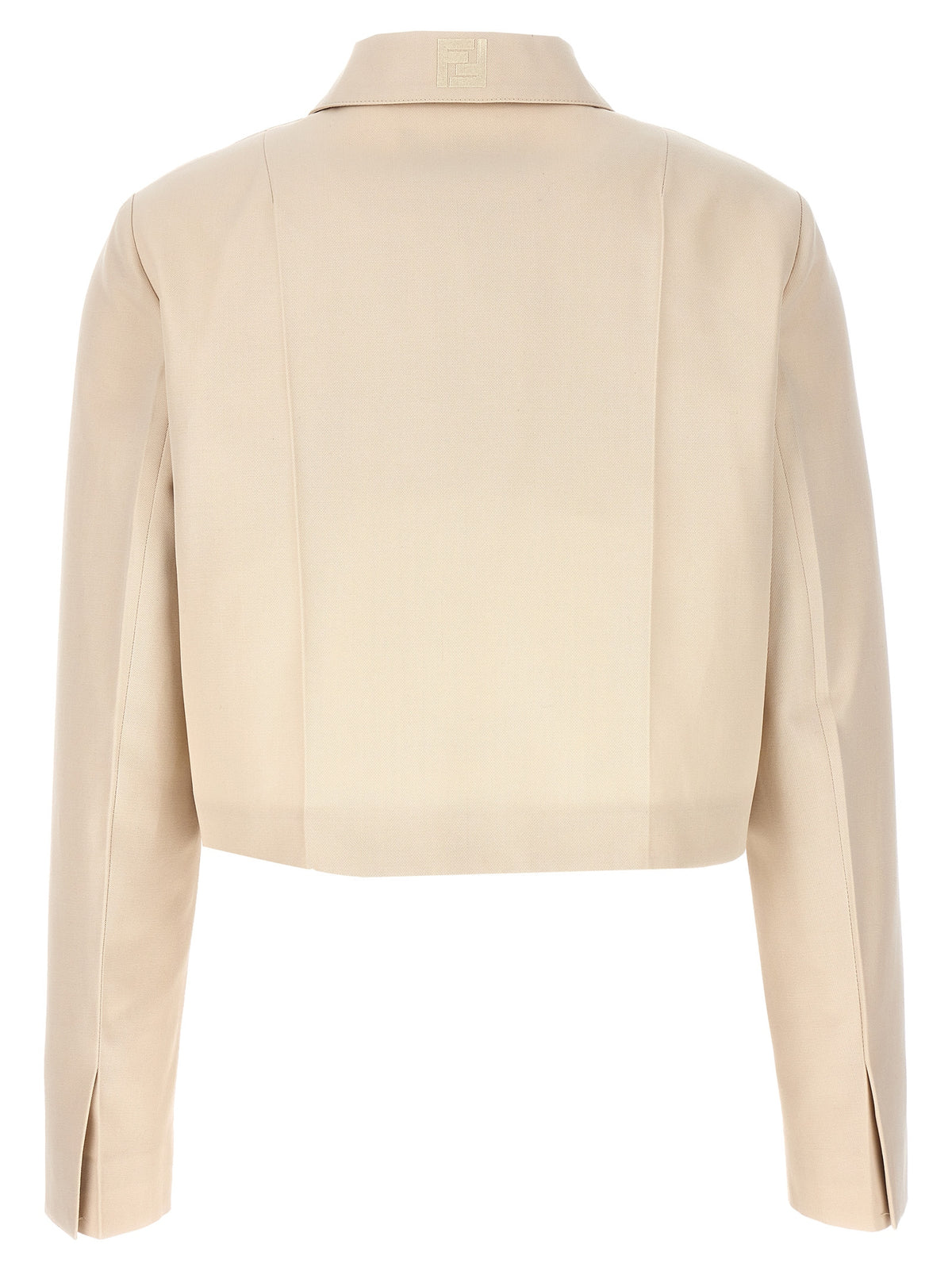 Fendi | Beige Wool Full-Length Jacket