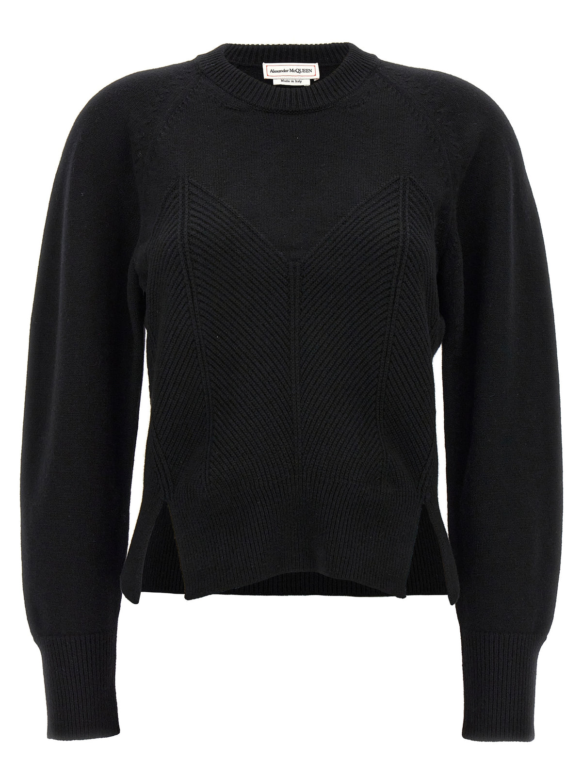 Alexander McQueen | Black Wool Cardigan