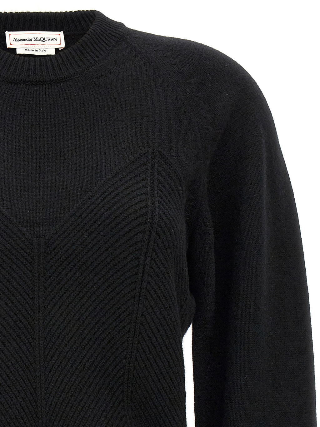 Alexander McQueen | Black Wool Cardigan