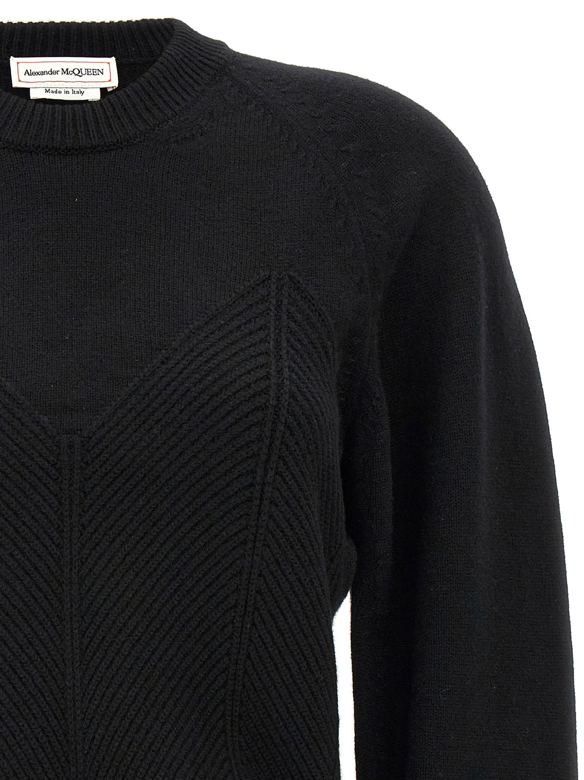 Alexander McQueen | Black Wool Cardigan