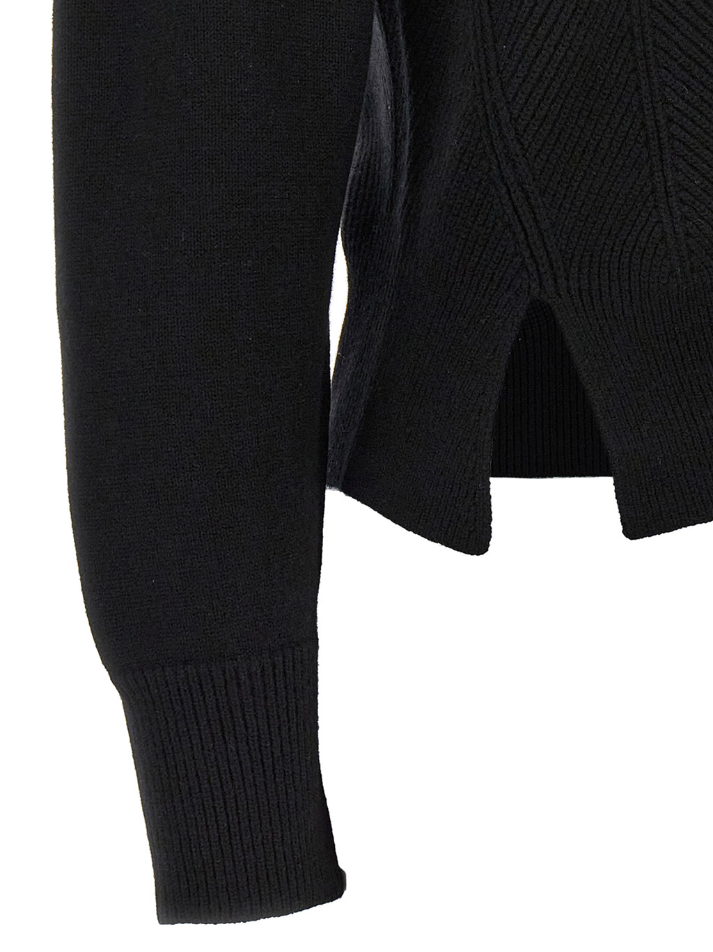 Alexander McQueen | Black Wool Cardigan