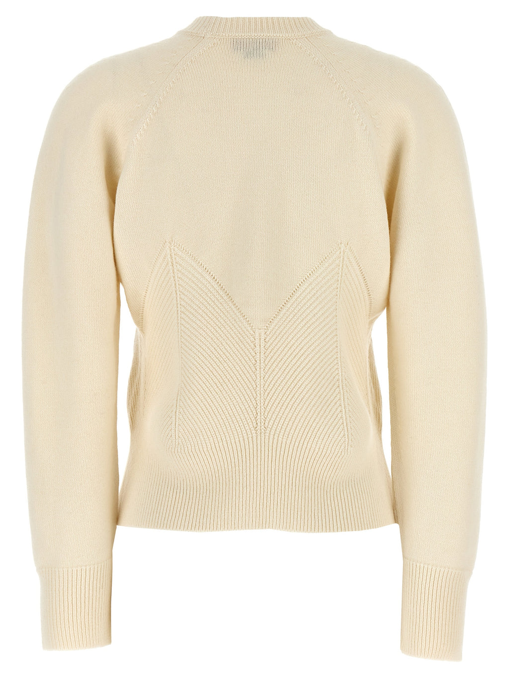 Alexander McQueen | White Wool Cardigan