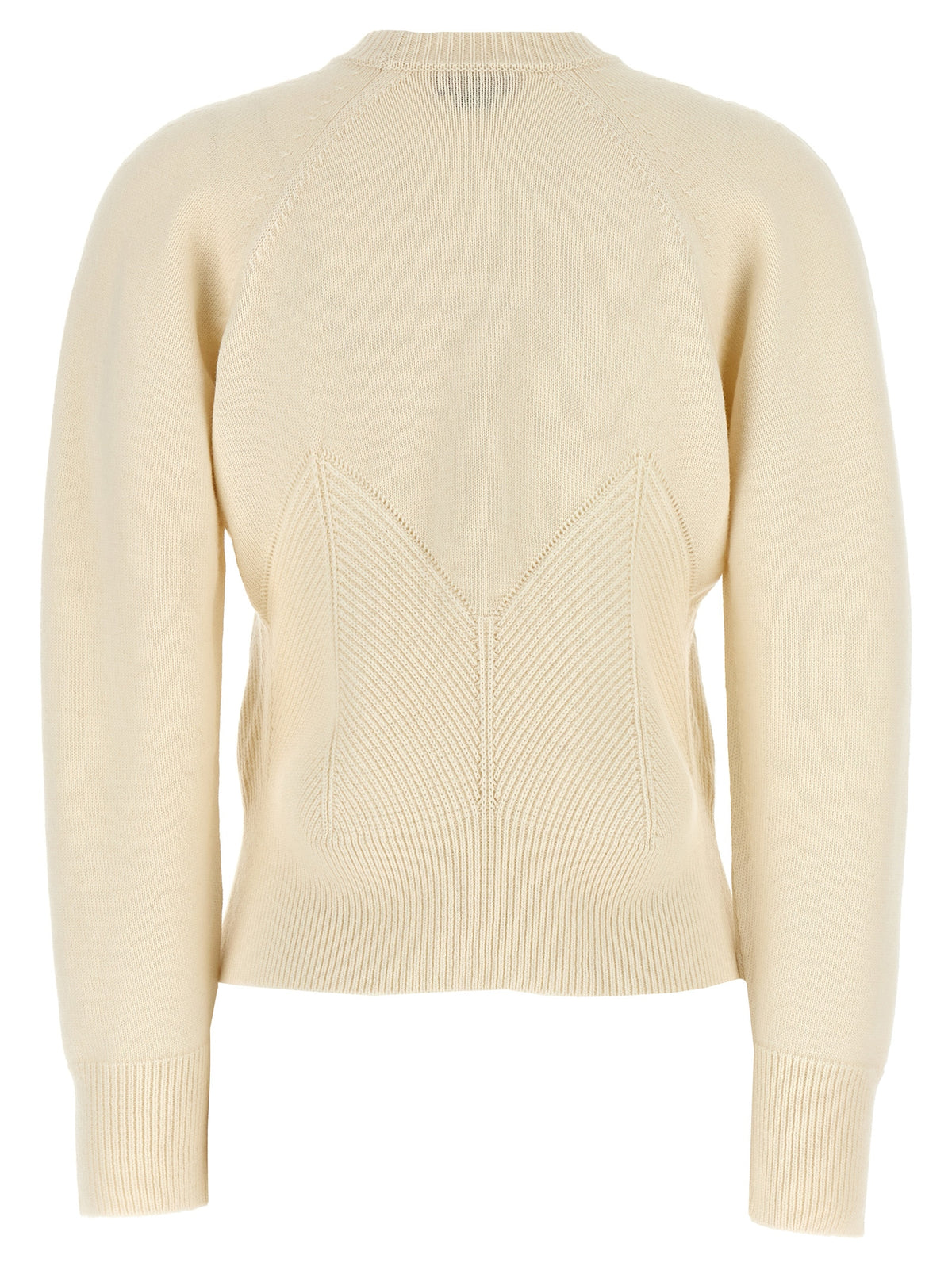 Alexander McQueen | White Wool Cardigan