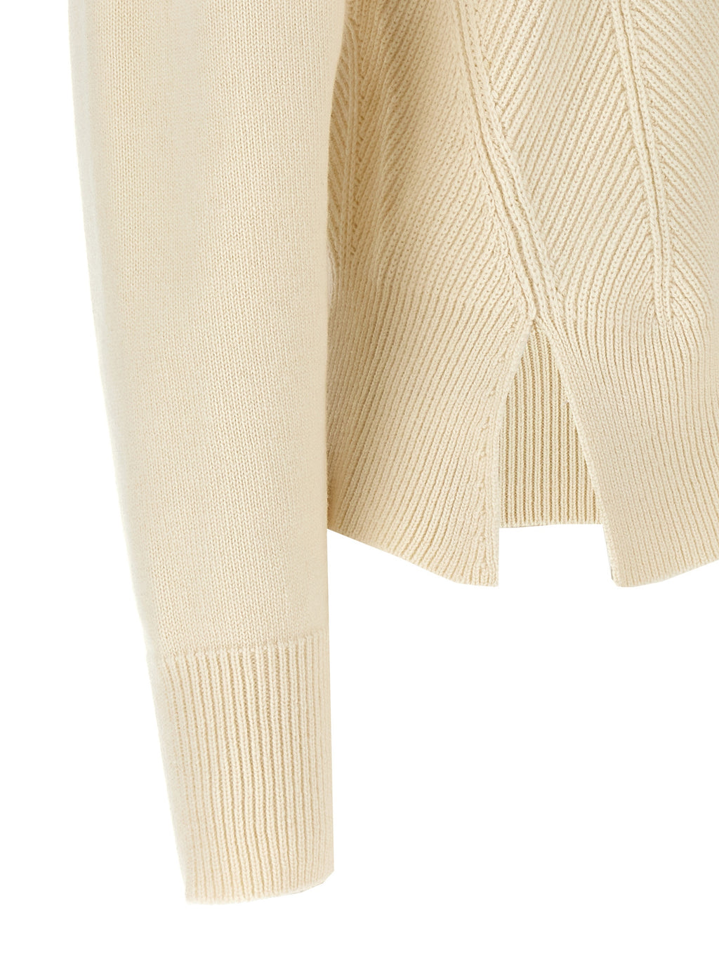 Alexander McQueen | White Wool Cardigan