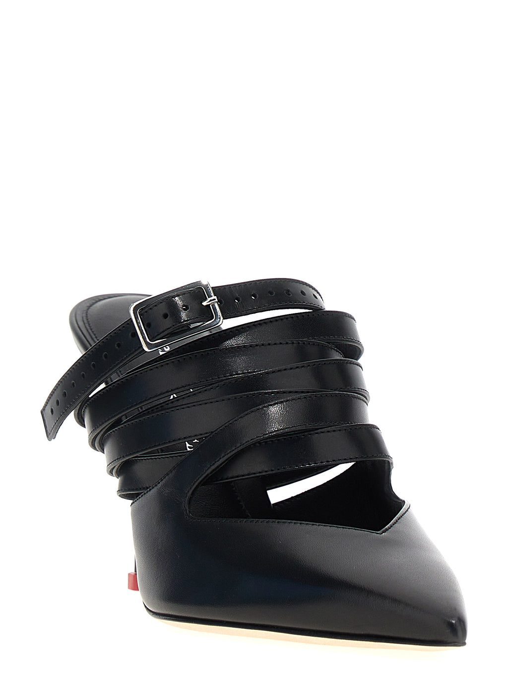Alexander McQueen | Black Cowhide High Heel Pumps