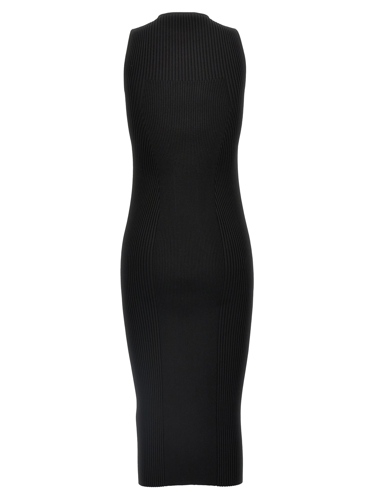 Alexander McQueen | Black Viscose Midi Dress