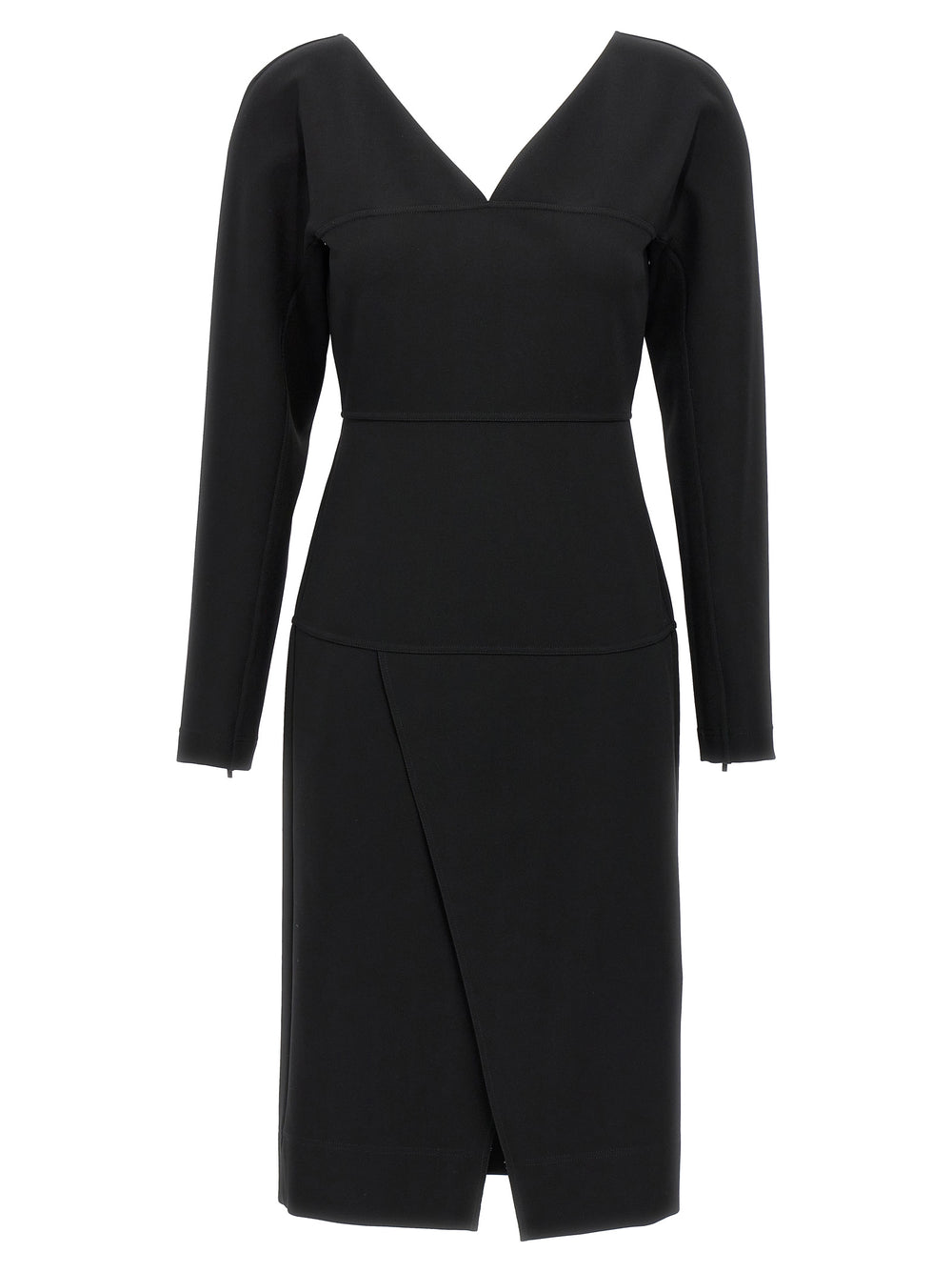 Fendi | Black Viscose Midi Dress