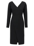 Fendi | Black Viscose Midi Dress