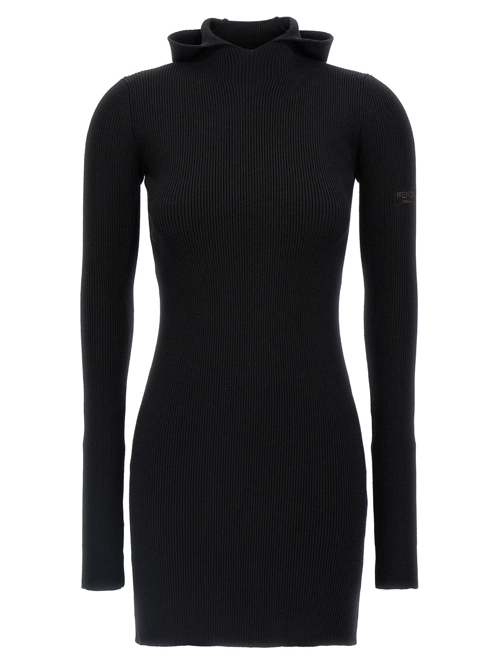 Fendi | Black Wool Short Dress