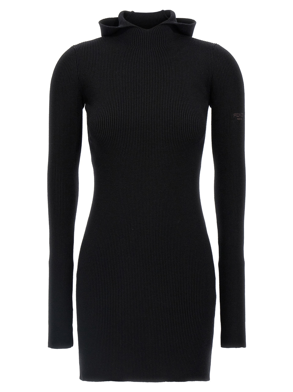 Fendi | Black Wool Short Dress