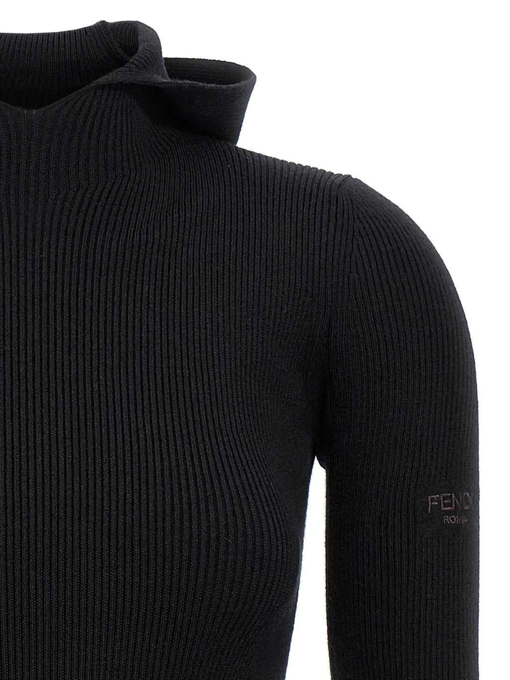 Fendi | Black Wool Short Dress