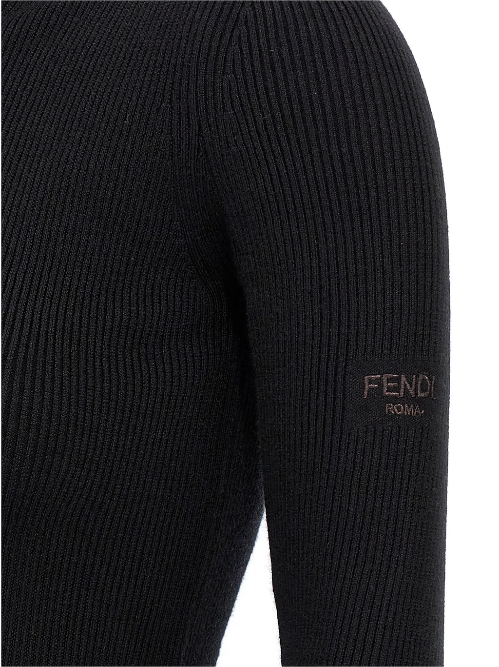 Fendi | Black Wool Short Dress