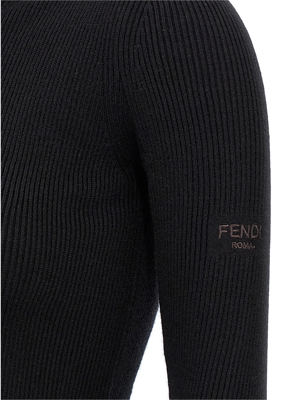 Fendi | Black Wool Short Dress
