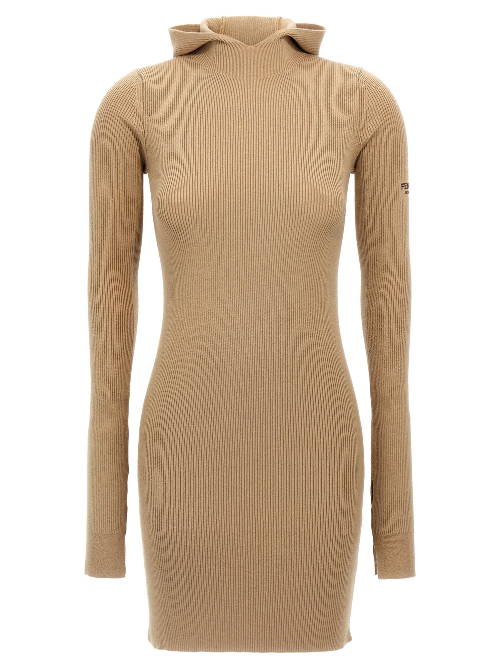 Fendi | Beige Wool Short Dress