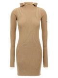 Fendi | Beige Wool Short Dress