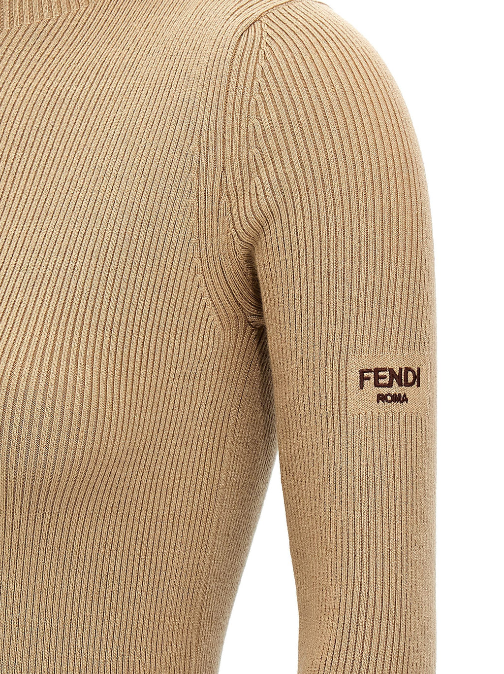 Fendi | Beige Wool Short Dress