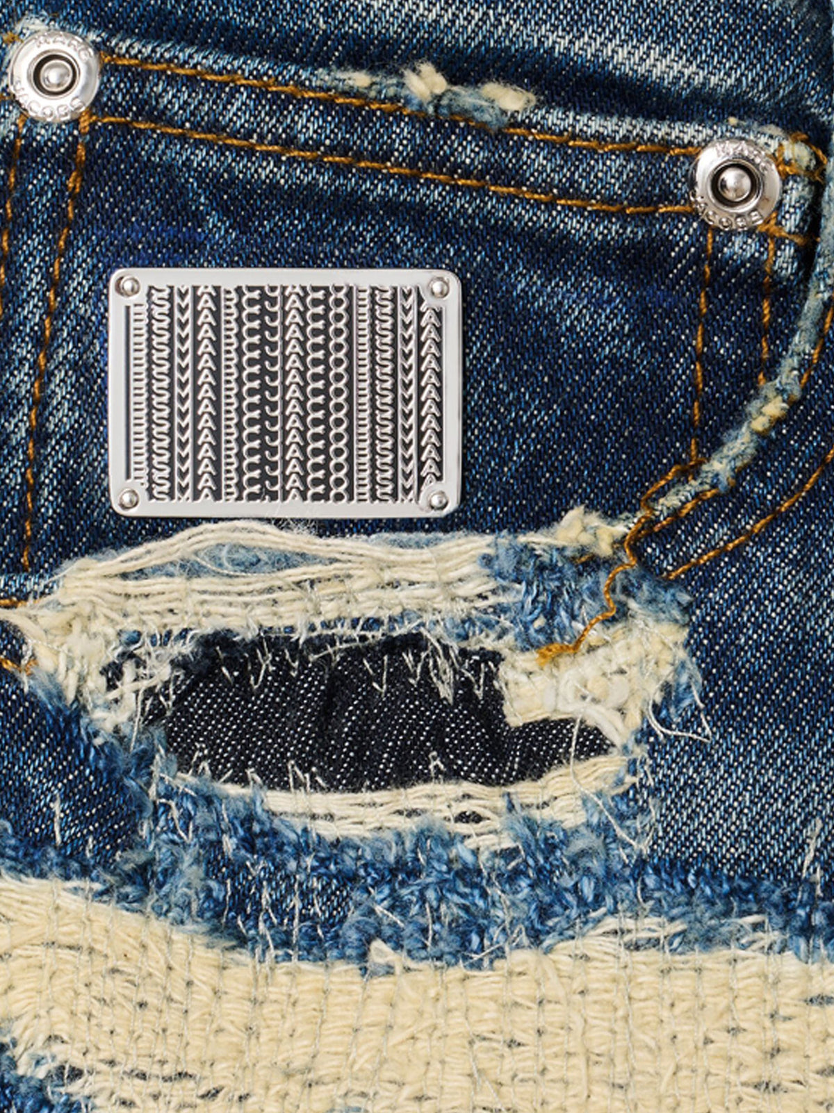 Marc Jacobs | Blue Cotton Straight-Leg Jeans