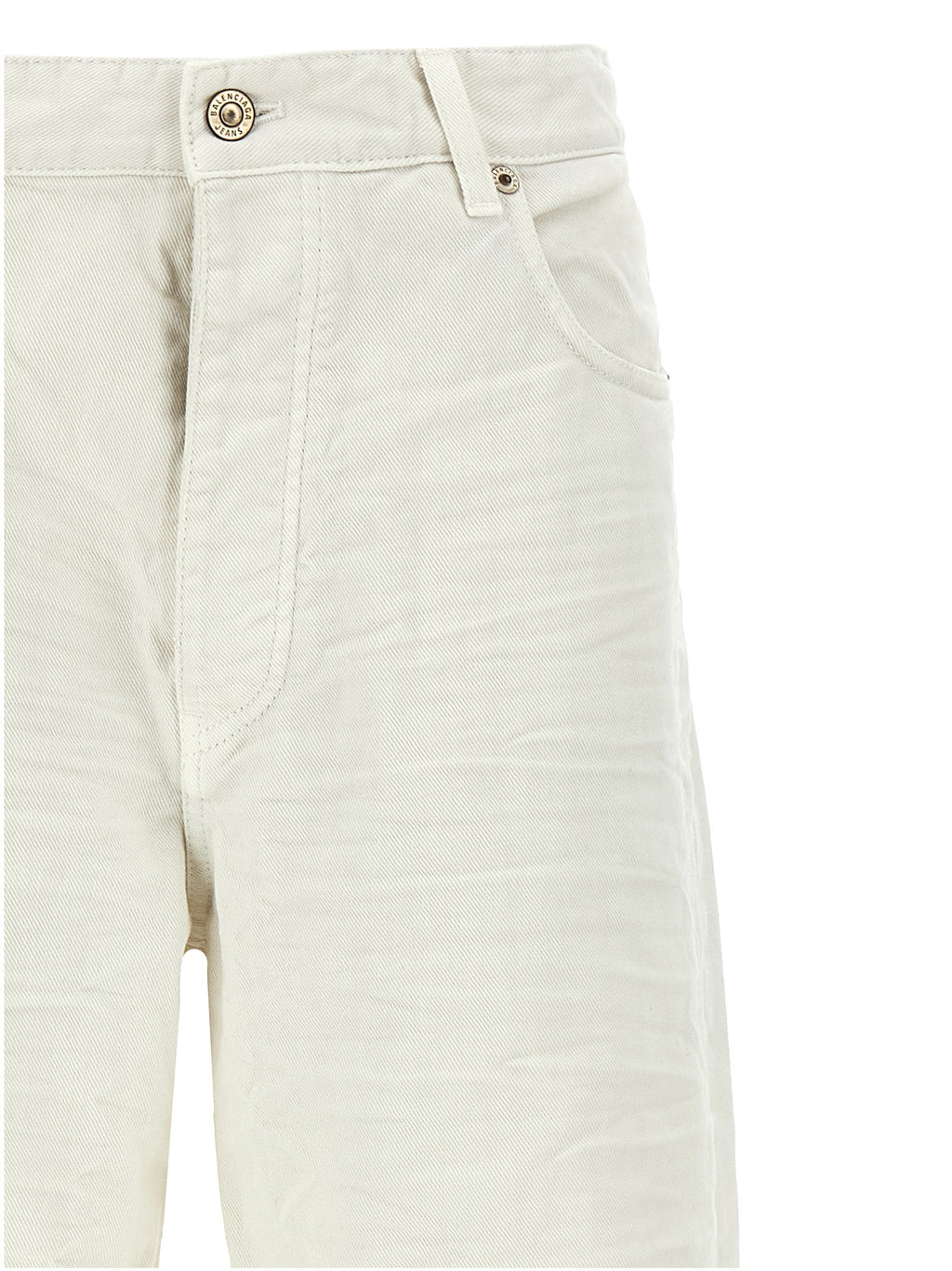 Balenciaga | White Cotton Jeans Denim