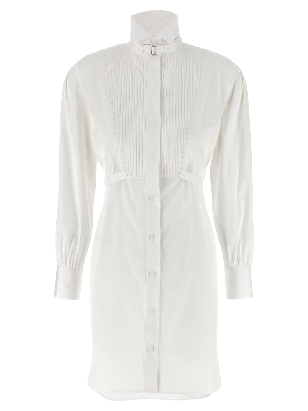 Alexander McQueen | White Cotton Midi Dress