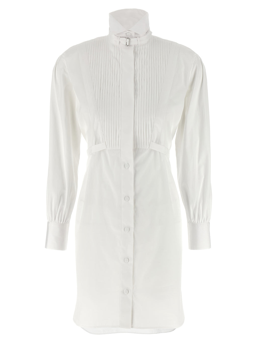 Alexander McQueen | White Cotton Midi Dress