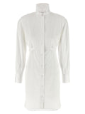 Alexander McQueen | White Cotton Midi Dress