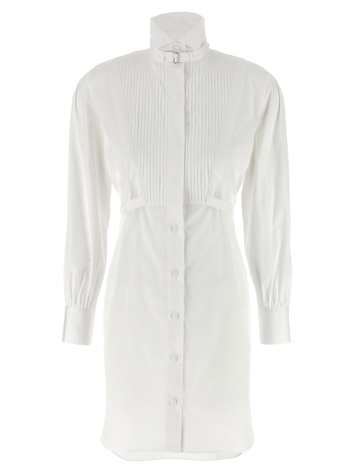 Alexander McQueen | White Cotton Midi Dress